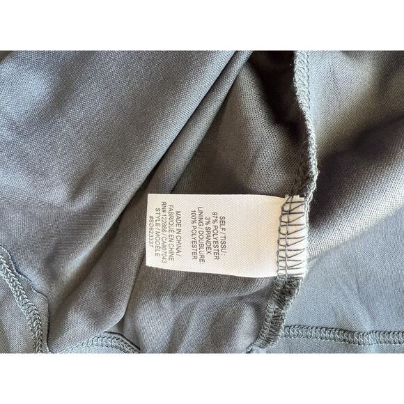 ZUNIE Kids Shirred Puff Sleeve Dress Big Girl Velvet Velour Swing Twist Gray 7 - Picture 7 of 8